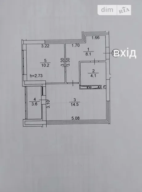 Квартира на вул. Тираспольська, 52 в Києві, ID 191168, фото №2