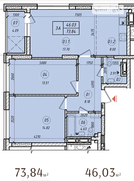 Квартира на вул. Глибочицька, 25/15 в Києві, ID 204931, фото №11