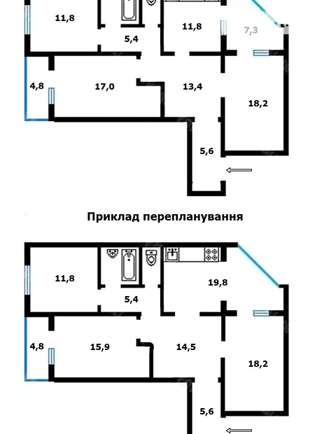 Квартира на просп. Червоної Калини 91В/5 в Київ, ID 170029, фото №4