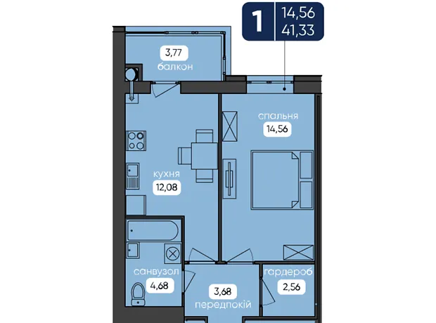 Квартира на вул. Велика Бердичівська, 50А в Житомир, ID 238015, фото №2