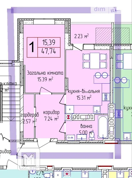 Квартира на вул. Героя України Дмитра Крамара, 6Д, ID 261260, фото №1