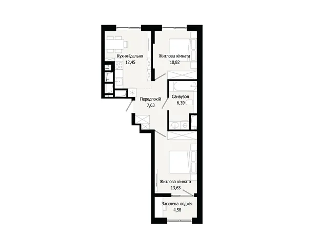 Квартира на вул. Героїв Крут в Львові, ID 305622, фото №1