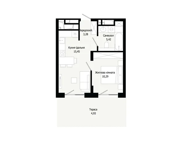 Квартира на вул. Героїв Крут в Львові, ID 305626, фото №1