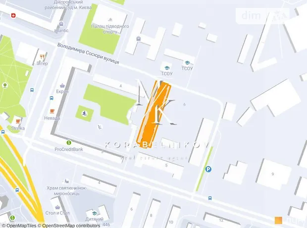Квартира на вул. Володимира Сосюри, 6Б в Києві, ID 182319, фото №12