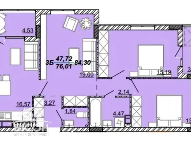 Квартира на вул. Дубенська в Тернополі, ID 304736, фото №12