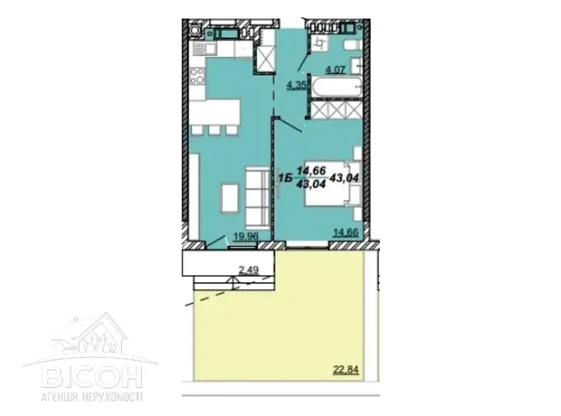 Квартира на вул. Дубенська в Тернополі, ID 310282, фото №8