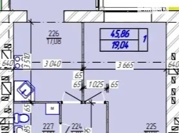 Квартира на вул. Героя України Дмитра Крамара 6/2 в Хмельницькому, ID 247531, фото №7