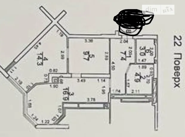 Квартира на вул. Середньофонтанська, 19А в Одесі, ID 164464, фото №2