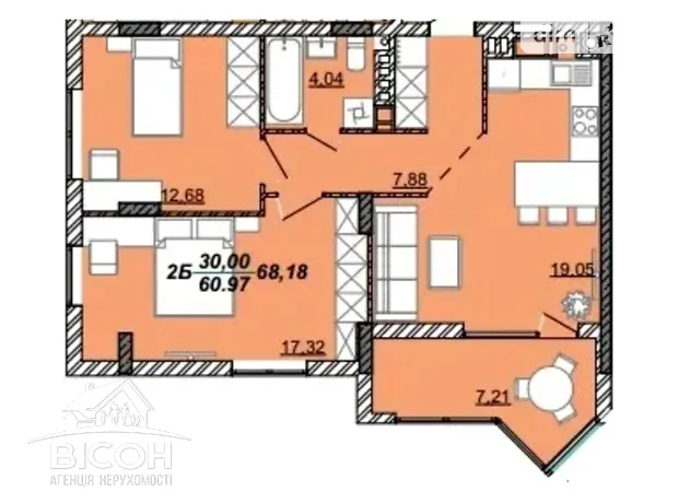 Квартира на вул. Дубенська в Тернополі, ID 304755, фото №14