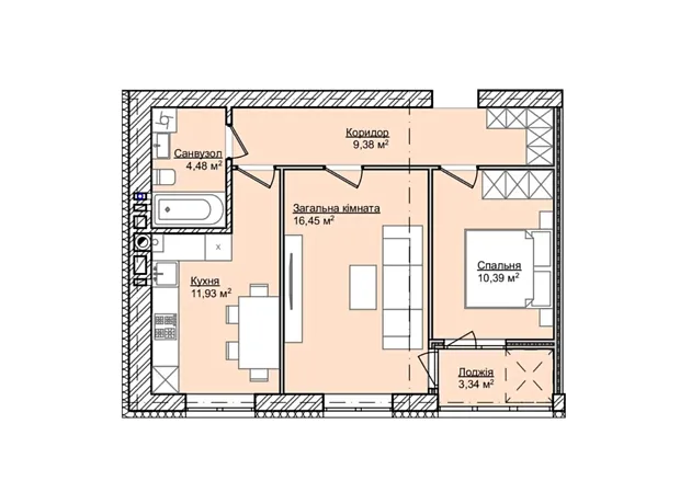 Квартира на вул. Патріарха Мстислава, 2А в Кам'янці-Подільському, ID 292220, фото №2