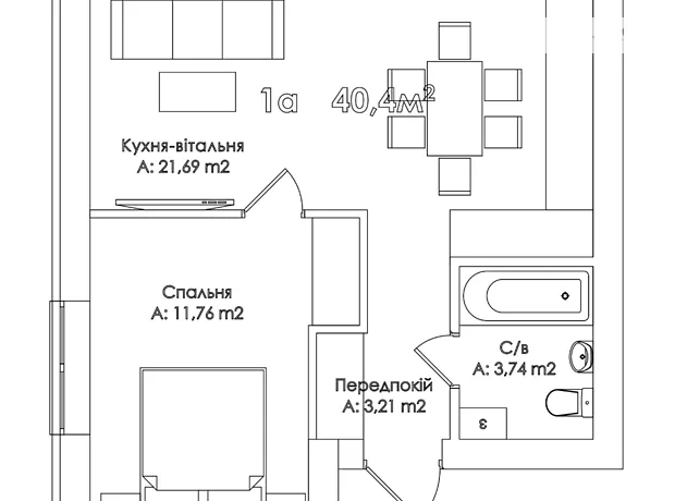 Квартира на вул. Соборна, 31 в Києві, ID 227655, фото №8