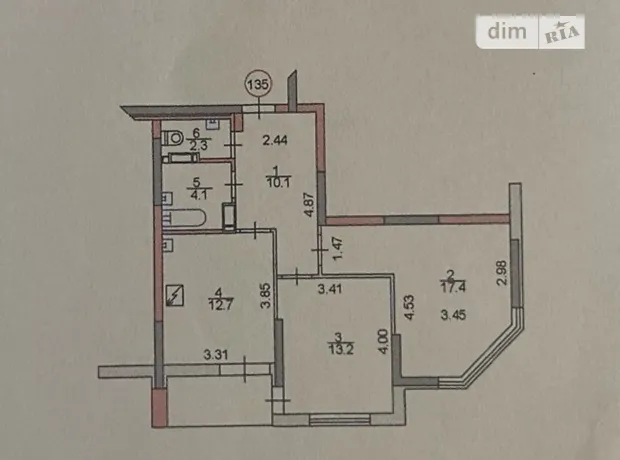 Квартира на вул. Миколи Кибальчича, 1Б в Києві, ID 171960, фото №2