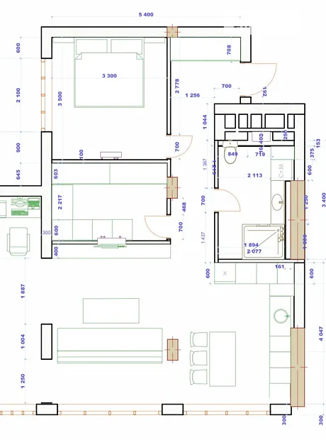 Квартира на вул. Набережна Перемоги, 40Д в Дніпрі, ID 183768, фото №4