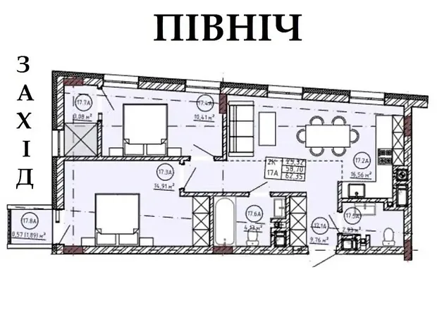Квартира на вул. Орлика в Львові, ID 178608, фото №14