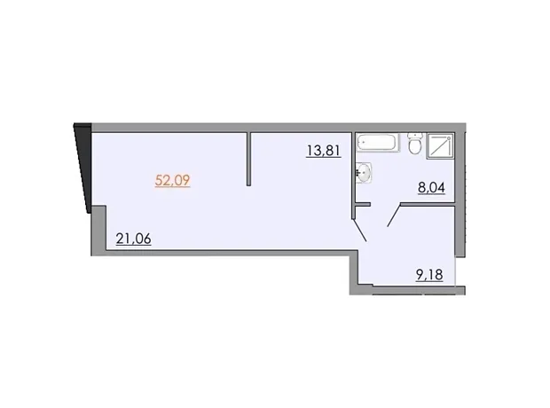 Квартира на вул. В'ячеслави Липинського в Житомир, ID 220006, фото №4