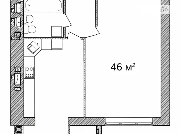 Квартира на вул. Інститутська, 6/1А, ID 395994, фото №1