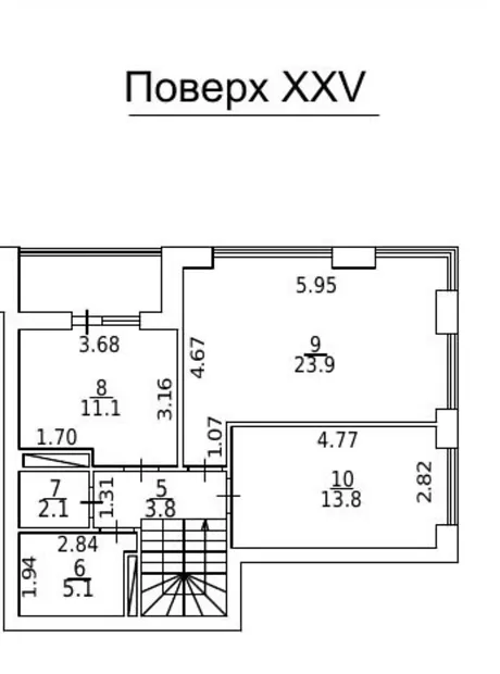 Квартира на вул. Миколи Гулака, 4 в Києві, ID 171497, фото №2