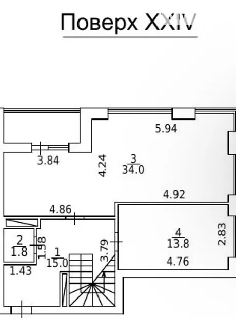 Квартира на вул. Миколи Гулака, 4 в Києві, ID 171497, фото №3