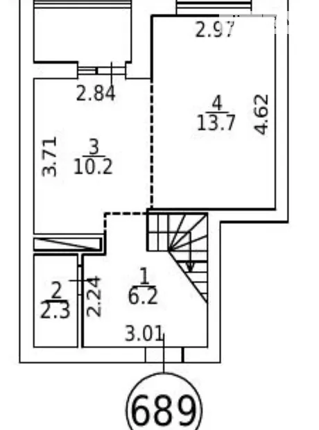 Квартира на вул. Миколи Гулака, 4 в Києві, ID 192295, фото №12