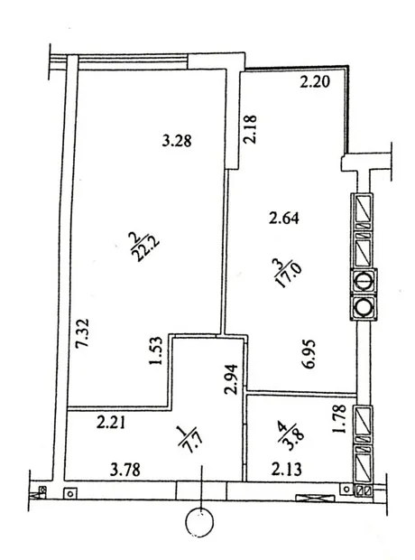 Квартира на вул. Радистів, 40Г в Києві, ID 164019, фото №21