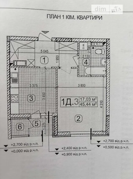 Квартира на вул. Івана Виговського, 10С в Київ, ID 162519, фото №2