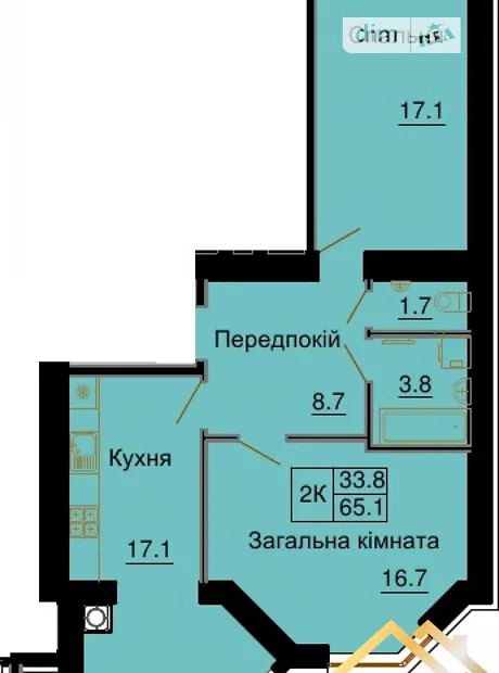 Квартира на просп. Мартинова, 24 в Києві, ID 246964, фото №19
