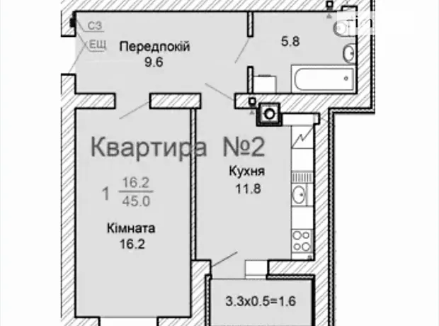 Квартира на вул. Садова, 45А в Києві, ID 336708, фото №24