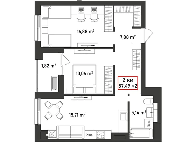 Квартира на вул. Пасічна, 30 в Івано-Франківську, ID 181628, фото №5
