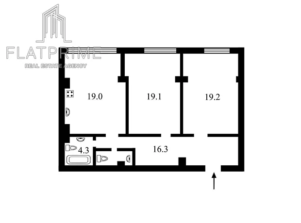 Квартира на вул. Нагірна 16/18 в Києві, ID 187649, фото №13