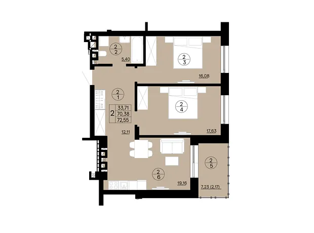Квартира на вул. Кримська, 24 в Ужгород, ID 324254, фото №1