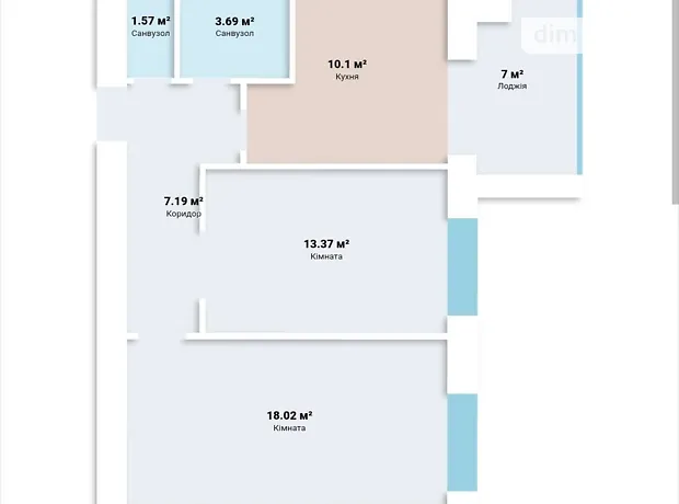 Квартира на вул. Січових Стрільців, 8Б в Хмельницькому, ID 228930, фото №3