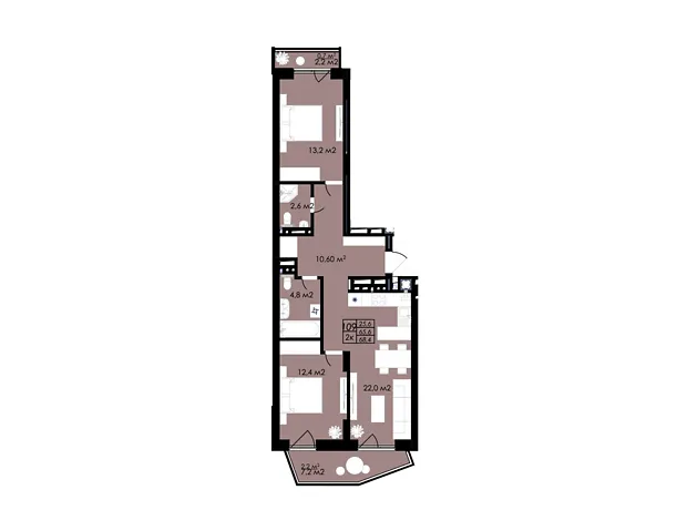 Квартира на вул. Стрийська, 121Б в Львові, ID 265835, фото №11