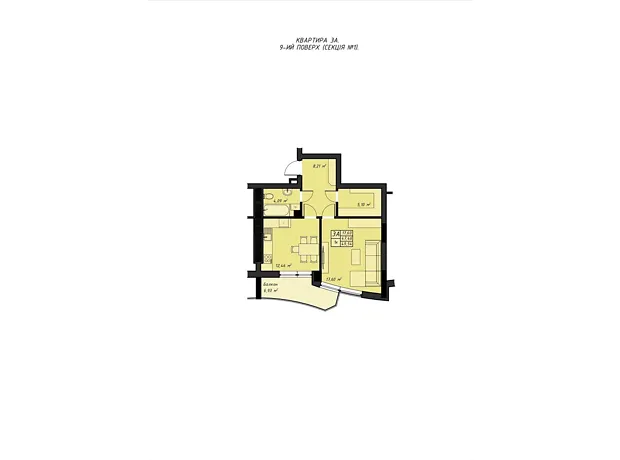 Квартира на вул. Галицького Данила, 16 в Рівне, ID 177801, фото №5