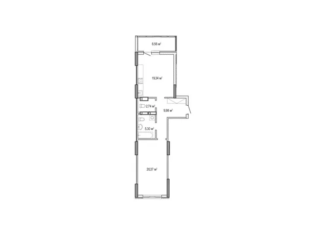 Квартира на вул. Симоненка, 32 в Києві, ID 306536, фото №5