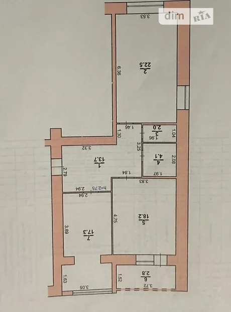 Квартира на вул. Лісогринівецька, 32А в Хмельницькому, ID 266876, фото №10