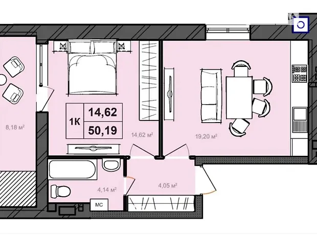 Квартира на просп. Миру 41/1 в Хмельницькому, ID 224085, фото №3