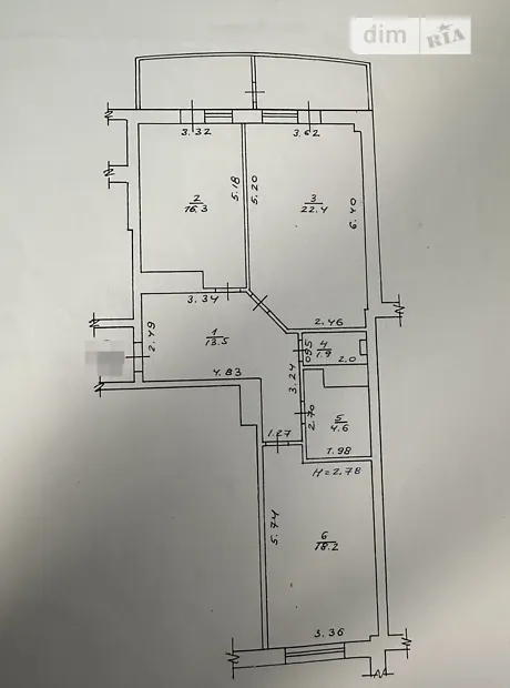 Квартира на вул. Мирослава Мисли, 48В в Харкові, ID 198859, фото №3