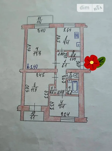 Квартира на вул. Захисників України, 4А в Луцьк, ID 267058, фото №4