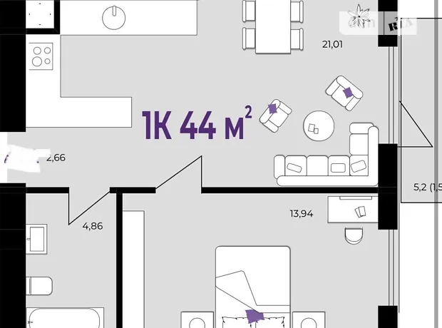 Квартира на вул. Вовчинецька в Івано-Франківську, ID 309963, фото №3