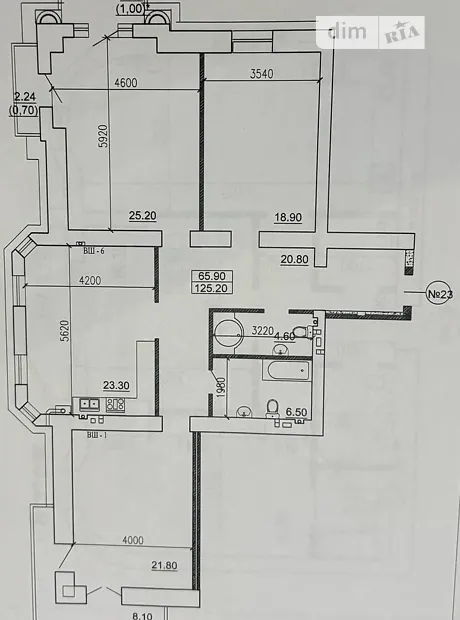 Квартира на вул. Бориса Літвака, 9 в Одесі, ID 166487, фото №32