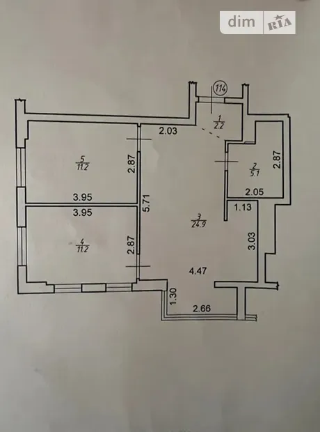 Квартира на вул. Бандери Степана, 77Б в Івано-Франківську, ID 168721, фото №24