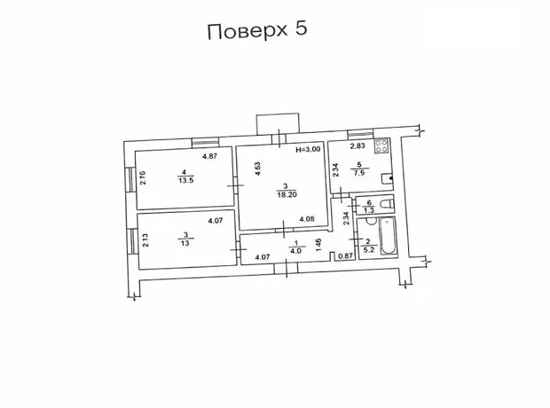 Квартира на вул. Юрія Пасхаліна 4/6 в Києві, ID 200489, фото №25