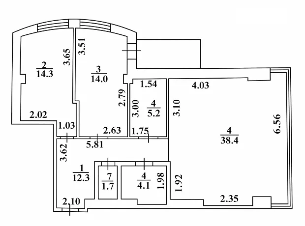 Квартира на вул. Незалежності, 8Б в Одесі, ID 196180, фото №25
