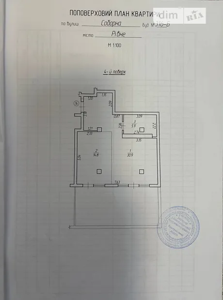 Квартира на вул. Соборна, 316Б в Рівному, ID 273272, фото №18