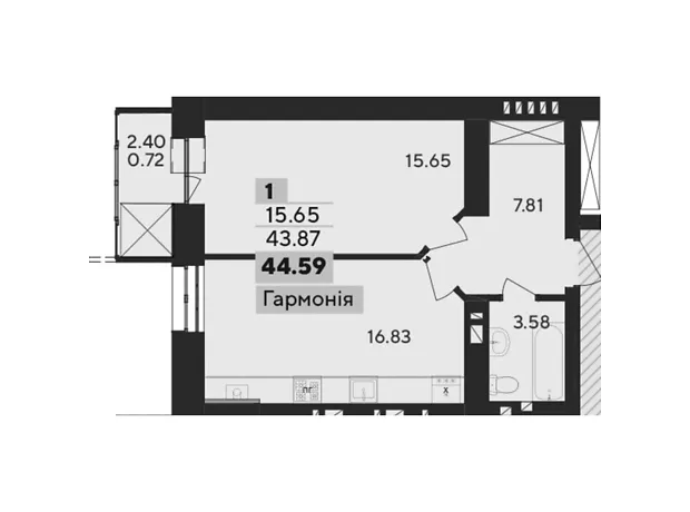 Квартира на пров. Панаса Мирного 9/1 в Хмельницькому, ID 245489, фото №6
