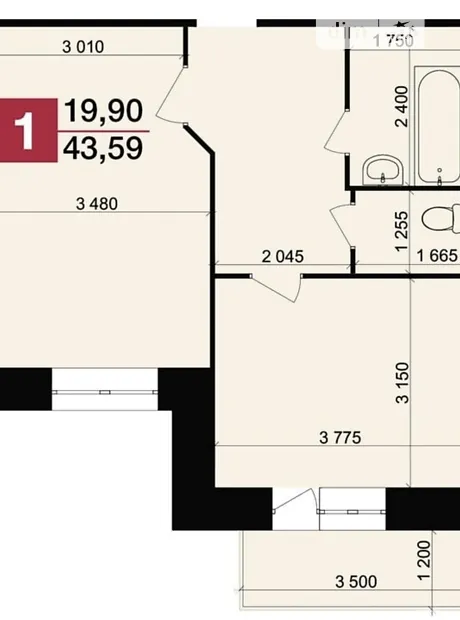 Квартира на вул. Олександра Кушнірука в Хмельницькому, ID 387516, фото №11