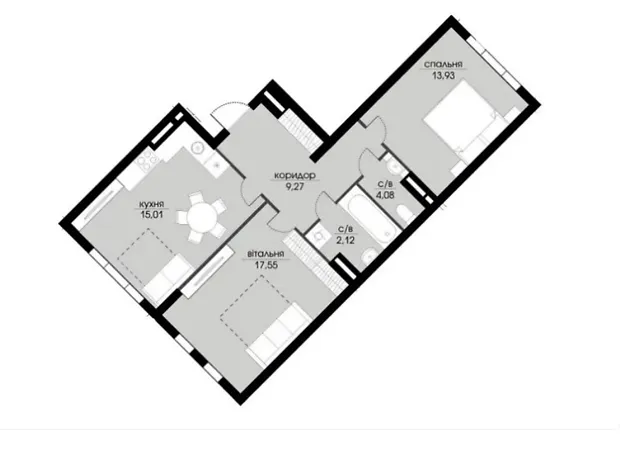 Квартира на вул. Велика Кільцева, 9 в Києві, ID 244934, фото №8