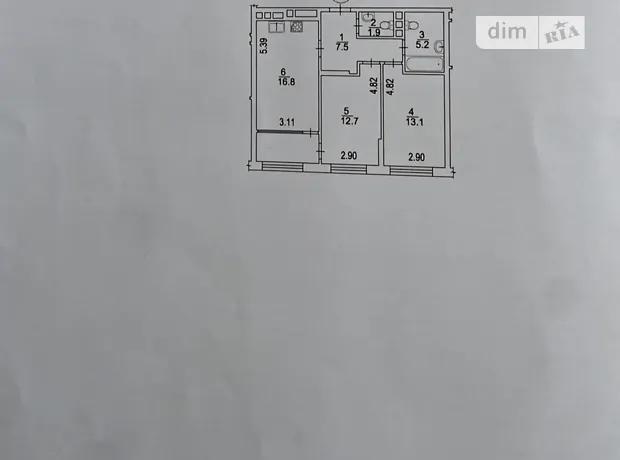 Квартира на наб. Дніпровська, 18А в Києві, ID 268021, фото №17