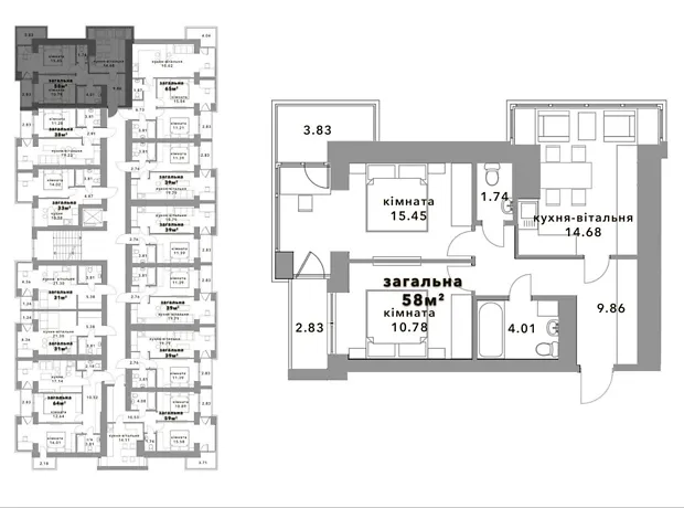 Квартира на вул. Соборна, 1 в Києві, ID 308301, фото №13