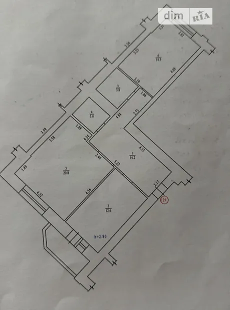 Квартира на вул. Затишна, 15 в Полтаві, ID 359815, фото №21